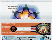 Tablet Screenshot of developpement-conscience.com